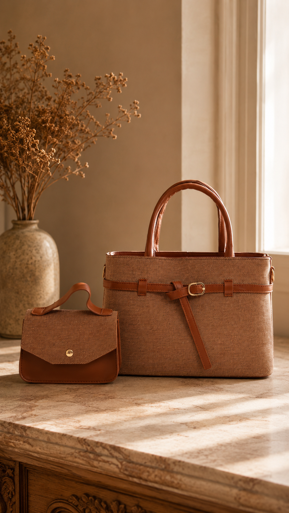 Sac à main Olane Été Émilie — intérieur avec poche zippée