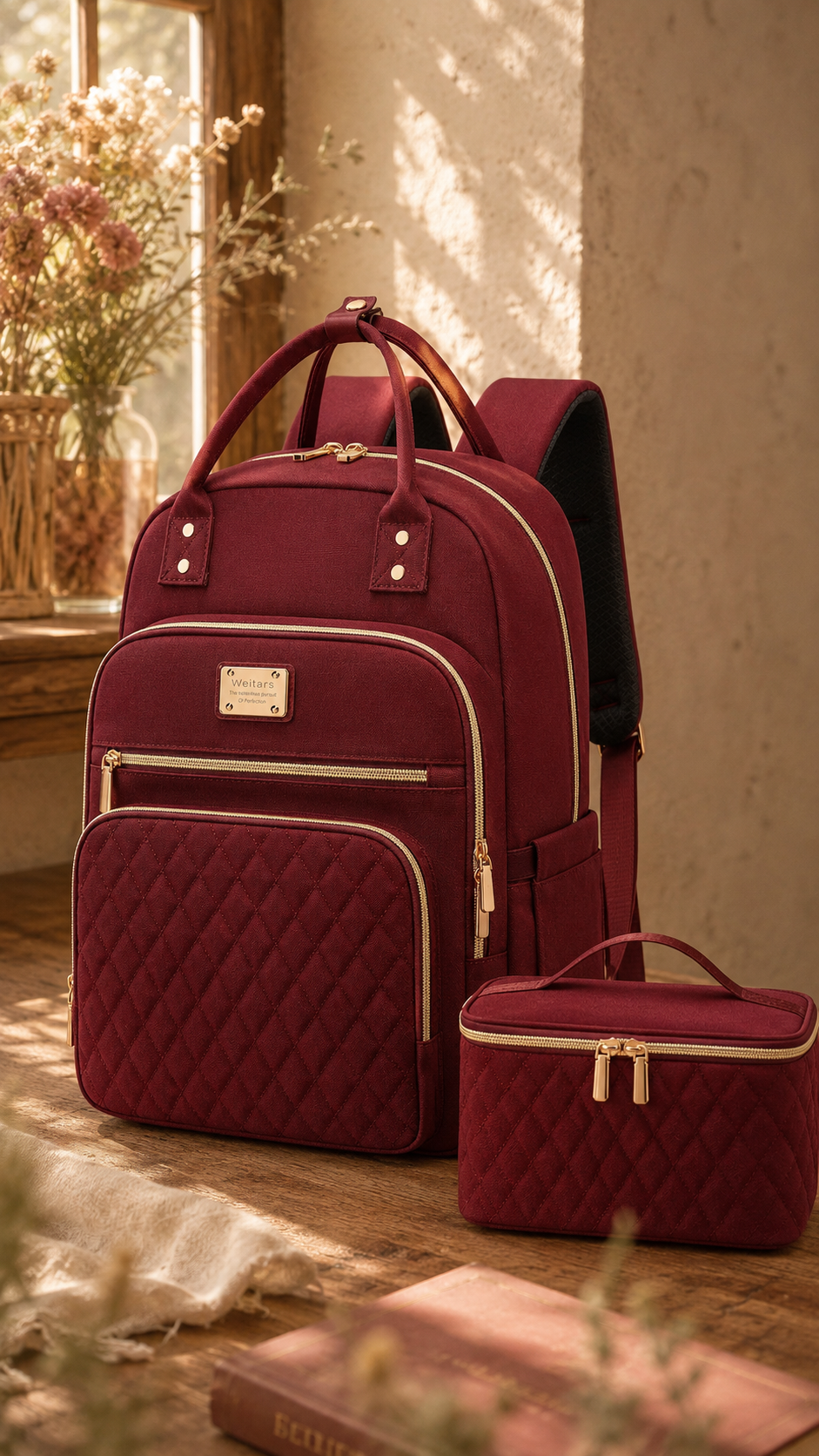 Sac à dos isotherme Olane Le Partenaire — coloris rouge, vue de face